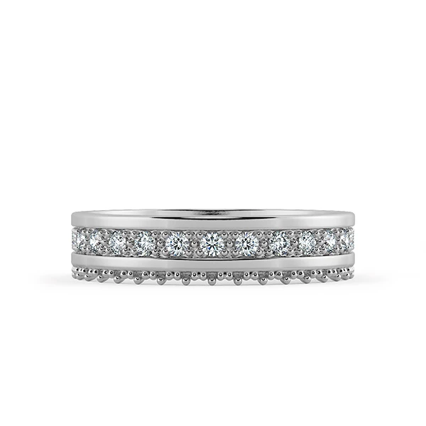 Crown Wedding Band Set NCC8001 2